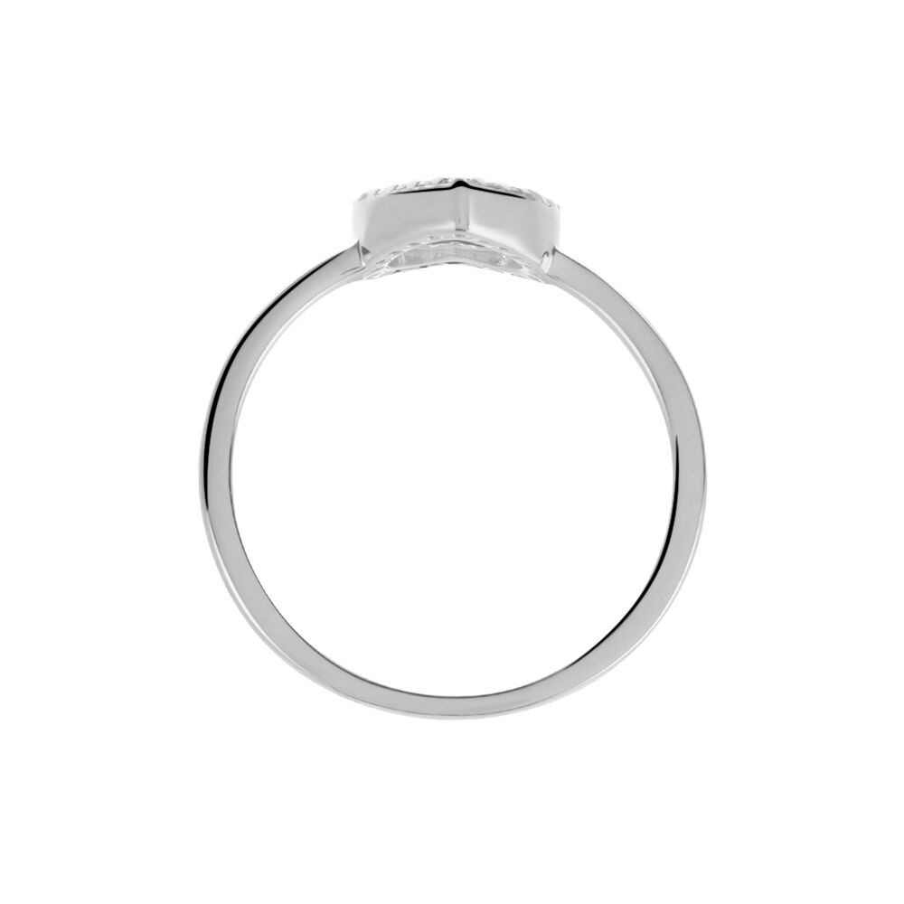 Bague Jaume Argent Blanc Oxyde De Zirconium - Solitaires Femme | Marc Orian
