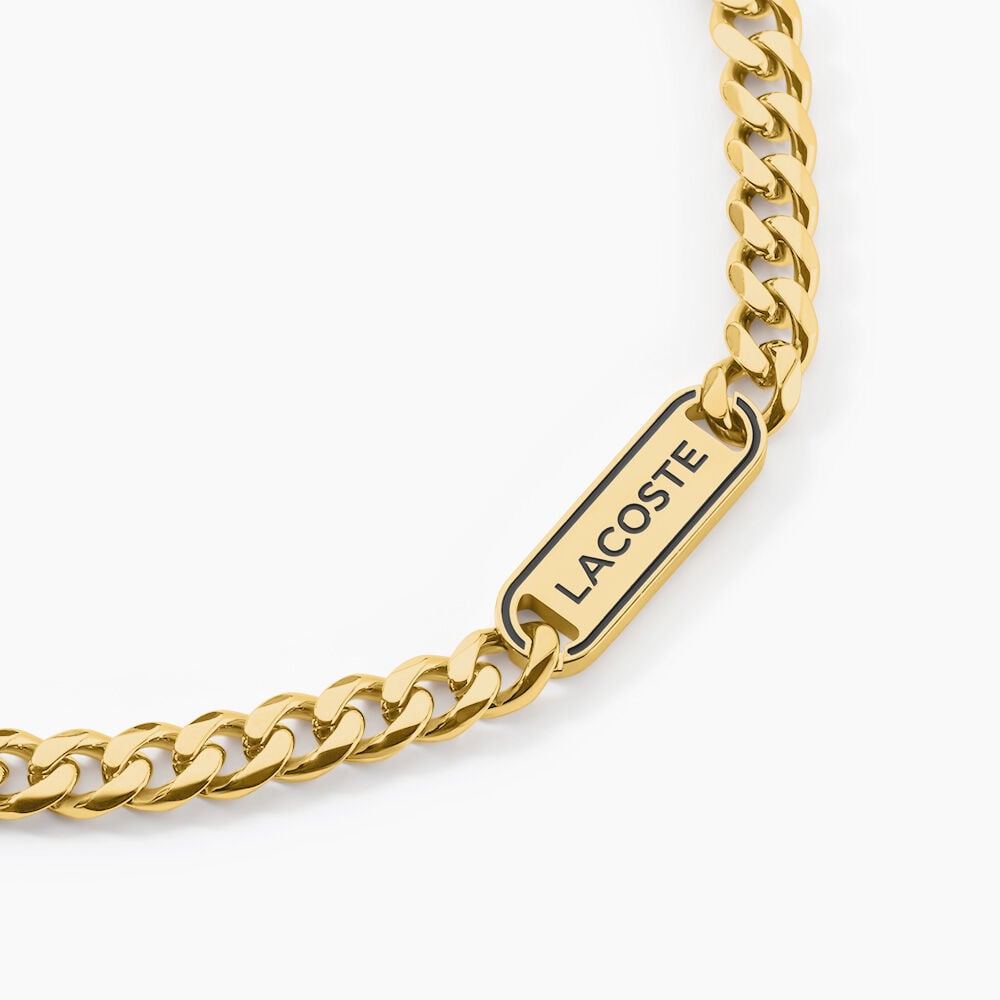 Collier Lacoste District Acier Jaune - Colliers ete Homme | Marc Orian