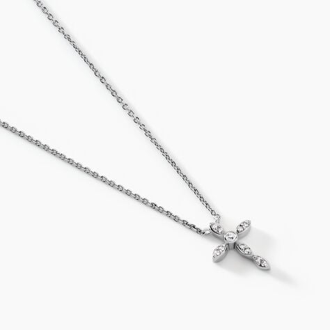 Collier Ysalis Argent Blanc Oxyde De Zirconium - Colliers ras du cou Femme | Marc Orian