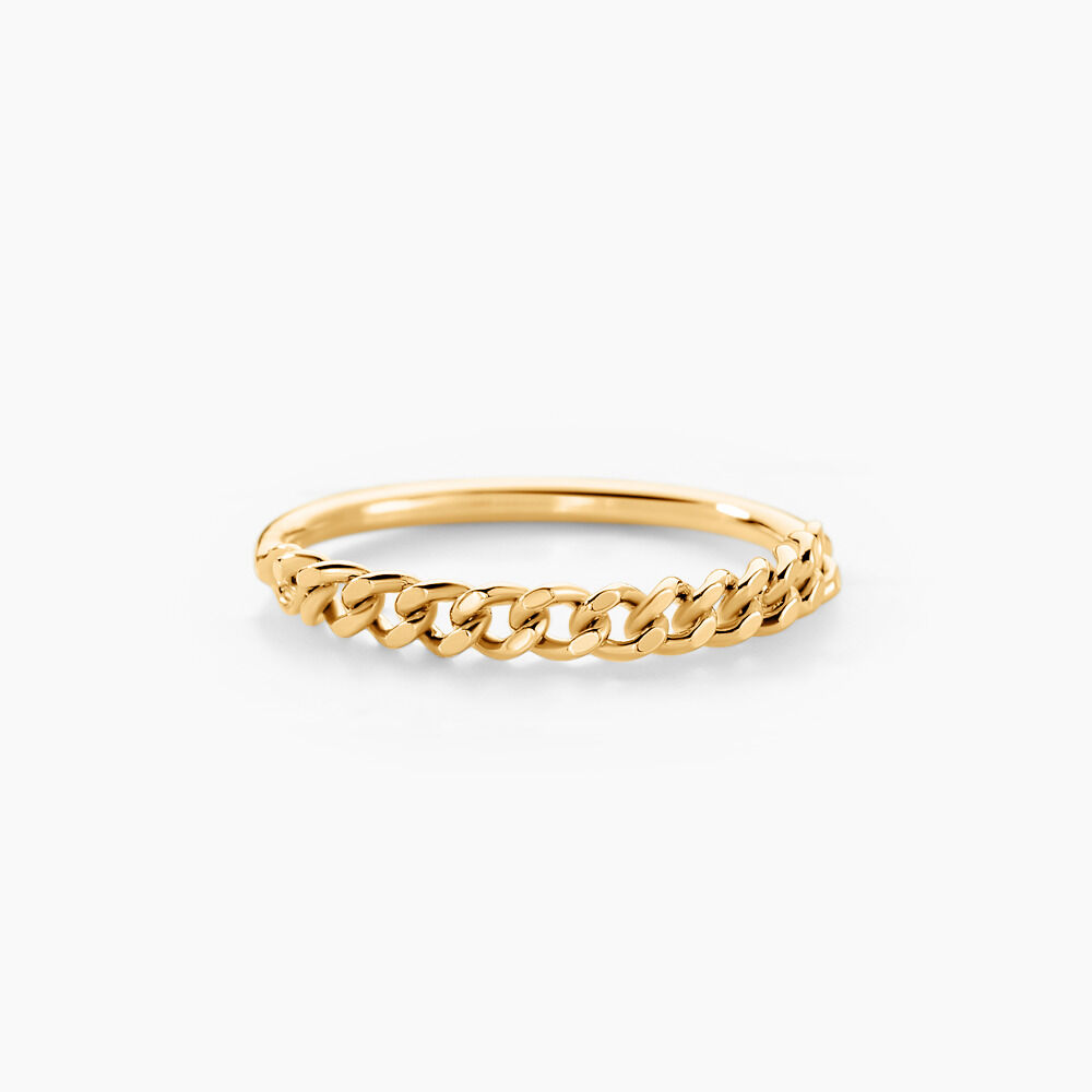 Bague Serenity Plaque Or Jaune - Bagues dorées Femme | Marc Orian