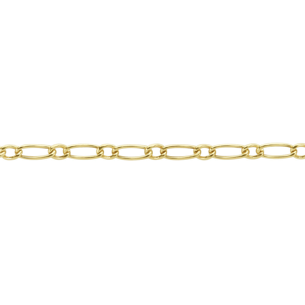 Bracelet Esma Maille Alternee 1/3 Or Jaune - Bracelets mailles Enfant | Marc Orian