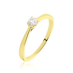 Bague Solitaire Vicoeuria Or Jaune Diamant - Bagues Solitaire Femme | Marc Orian