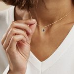 Collier Emotion Or Jaune Saphir Diamant - Colliers avec pierres Femme | Marc Orian