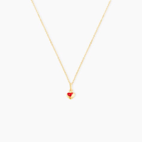 Collier Coralie Coeur Or Jaune - Colliers avec pierres Enfant | Marc Orian