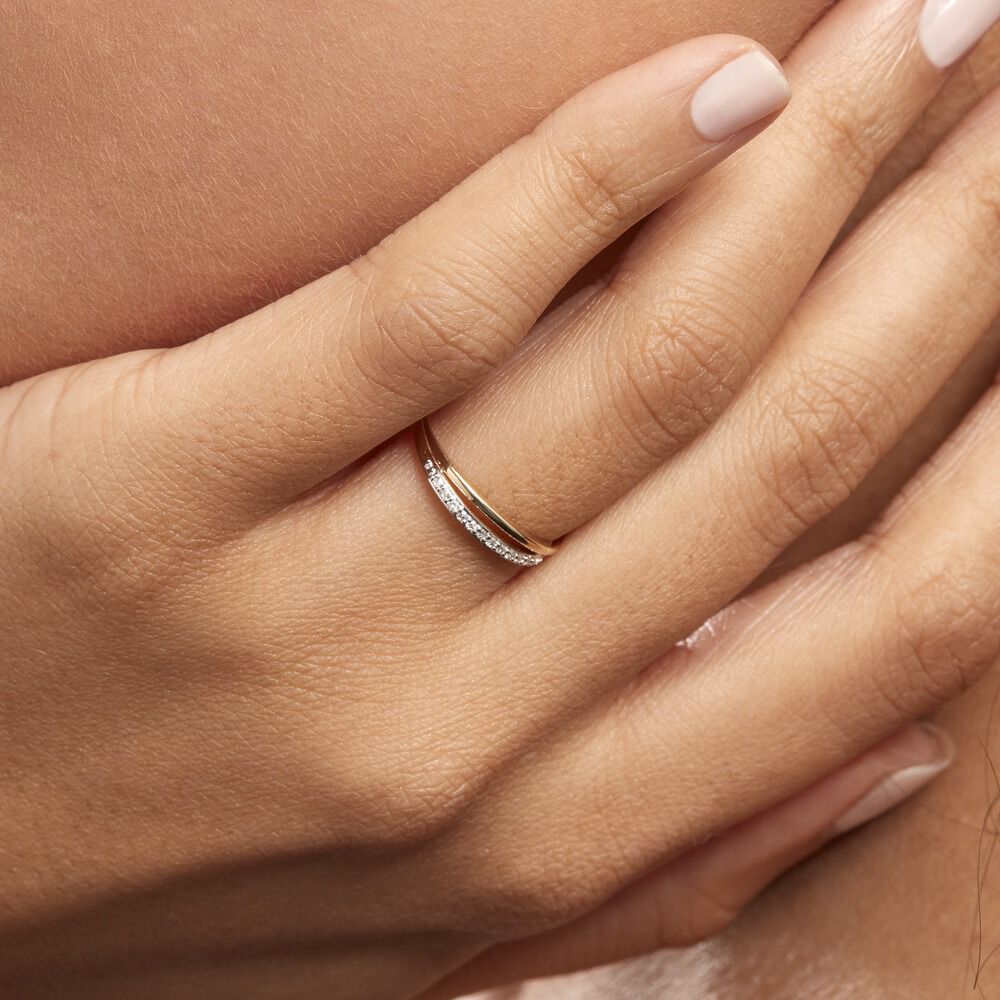 Bague Arslane Or Jaune Diamant - Bagues pierres précieuses Femme | Marc Orian