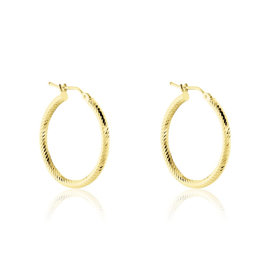 Créoles Merraine Or Jaune - Créoles Femme | Marc Orian