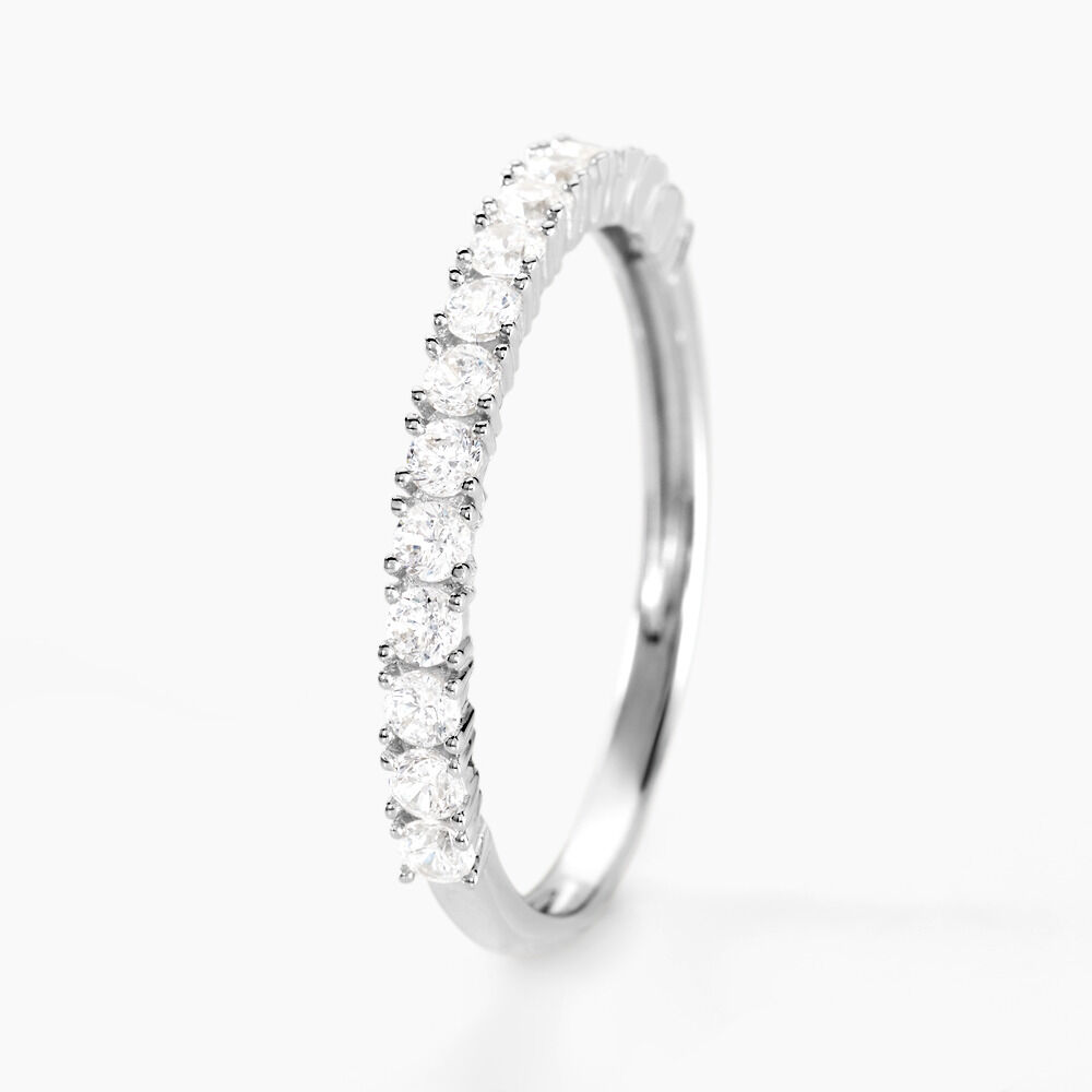 Alliance Julietta Or Blanc Oxyde De Zirconium - Alliances duo Femme | Marc Orian