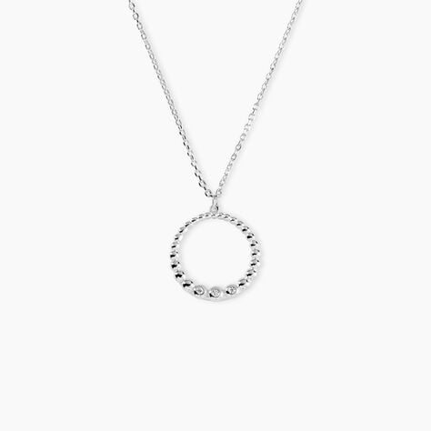Collier Lidig Argent Oxyde De Zirconium - Colliers avec pierres Femme | Marc Orian