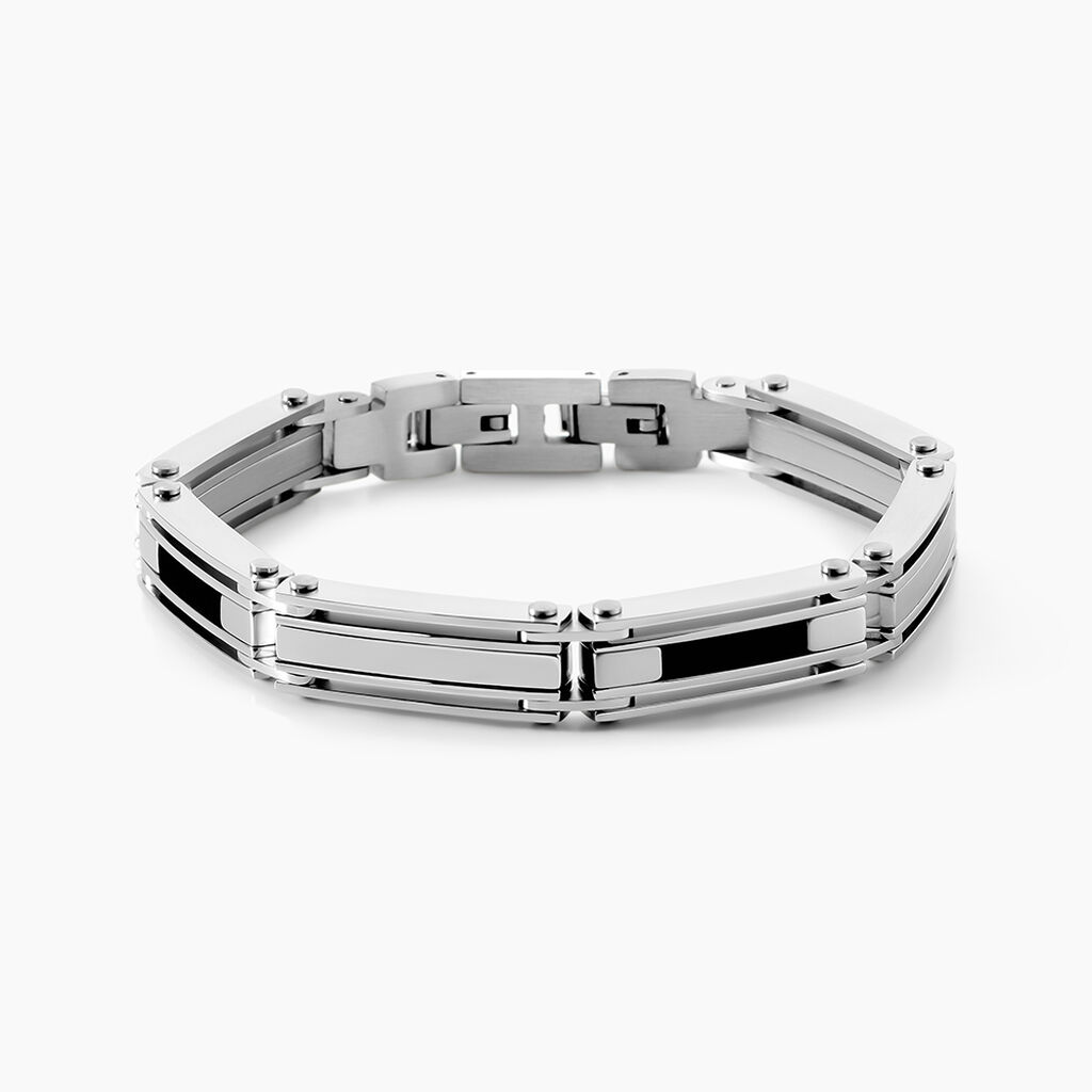 Bracelet Jourdan Acier Blanc - Bracelets cha&icirc;nes Homme | Marc Orian
