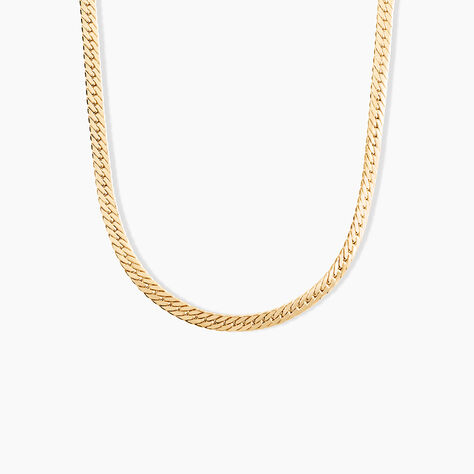 Collier Doline Maille Anglaise Or Jaune - Chaines Femme | Marc Orian