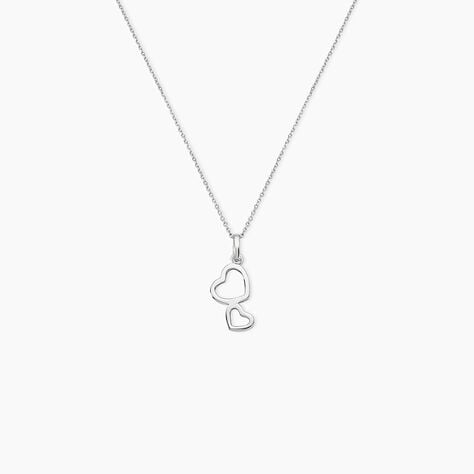 Collier Estina Argent Blanc - Colliers fantaisie Femme | Marc Orian
