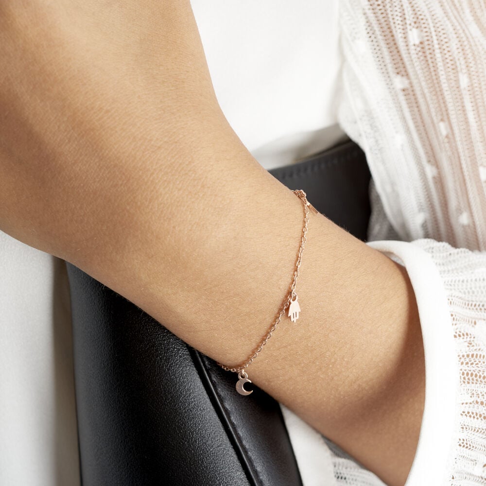 Bracelet Vao Argent Rose - Bracelets fantaisie Femme | Marc Orian