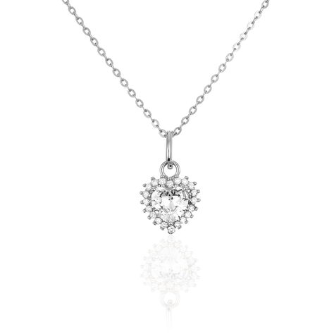 Collier Calvi Argent Blanc Oxyde De Zirconium - Colliers avec pierres Femme | Marc Orian