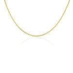 Collier Capucin Or Jaune Maille Marine Plate - Chaines Homme | Marc Orian