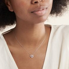 Collier Cinzia Or Blanc Oxyde De Zirconium - Colliers Femme | Marc Orian