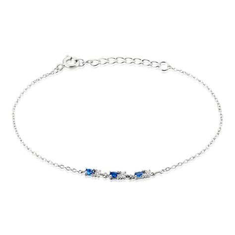 Bracelet Argent Blanc Augusts Oxydes De Zirconium - Bracelets chaînes Femme | Marc Orian