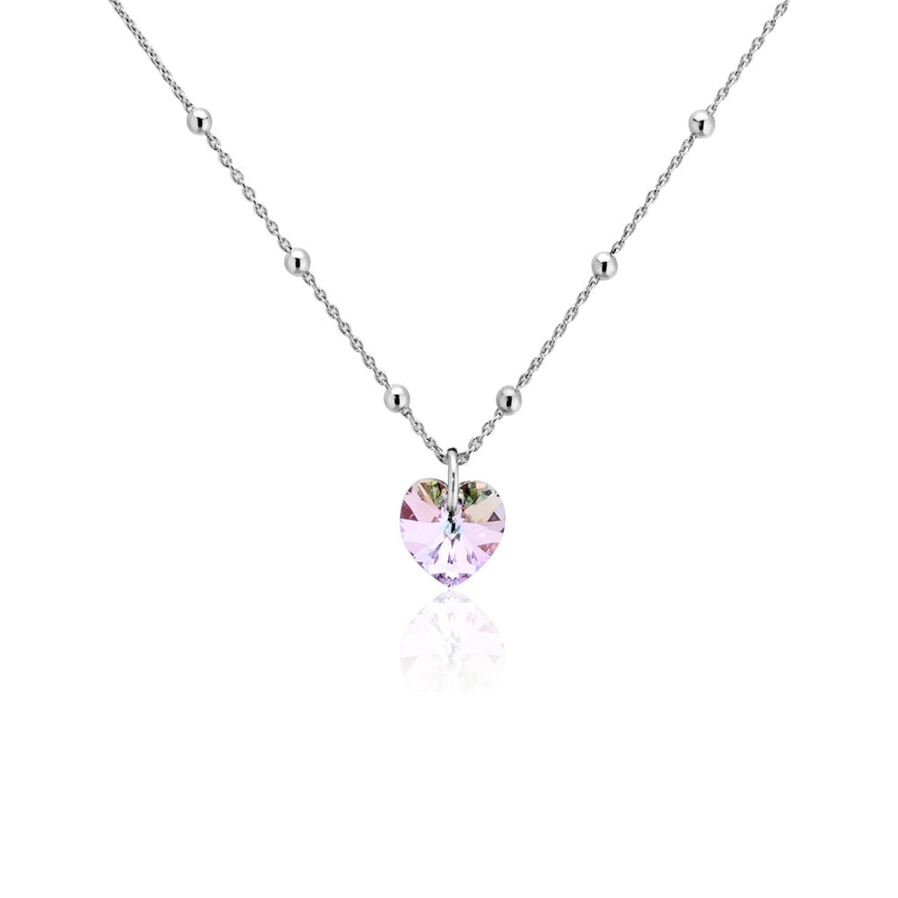 Collier Isin Argent Blanc Pierre De Synthese - Colliers avec pierres Femme | Marc Orian