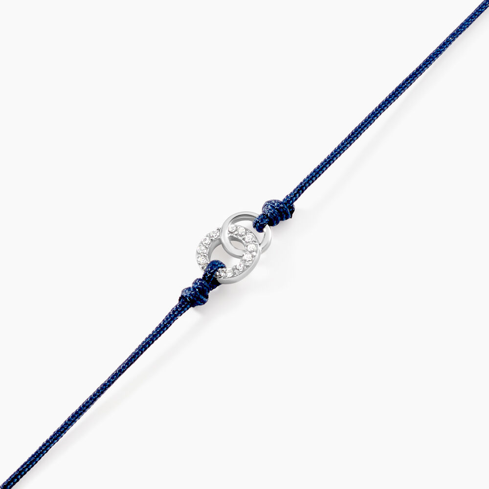 Bracelet Lyllie Argent Blanc Oxyde De Zirconium - Bracelets cordons Femme | Marc Orian