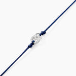 Bracelet Lyllie Argent Blanc Oxyde De Zirconium - Bracelets cordons Femme | Marc Orian