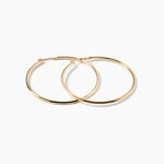 Cr&eacute;oles Verania Argent Dor&eacute; A L'Or 750/1000 - Cr&eacute;oles Femme | Marc Orian