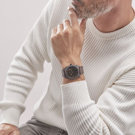 Montre Fossil Machine Marron - Montres sport Homme | Marc Orian