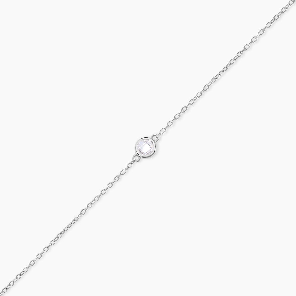 Bracelet Sylvette Argent Blanc Oxyde De Zirconium - Bracelets fantaisie Femme | Marc Orian