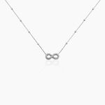 Collier Aella Argent Blanc - Colliers fantaisie Femme | Marc Orian