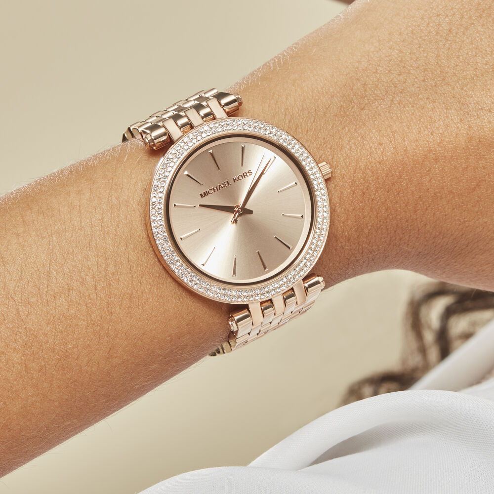 Montre Michael Kors Parker 39 Rose - Montres étanches Femme | Marc Orian