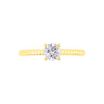 Bague Solitaire Renate Or Jaune Oxyde De Zirconium - Solitaires Femme | Marc Orian