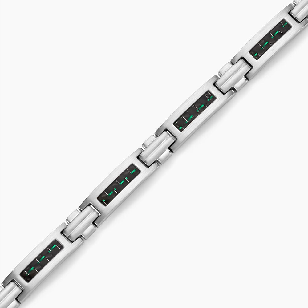 Bracelet Phebus Him Acier Argent&eacute; - Bracelets cha&icirc;nes Homme | Marc Orian