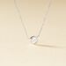 Collier Ofelia Or Blanc Diamant - Colliers solitaires Femme | Marc Orian