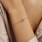Bracelet Kaelya Argent Blanc - Bracelets fantaisie Femme | Marc Orian