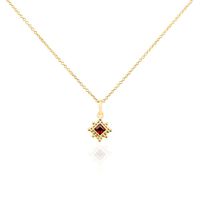 Collier Bobbie Plaqué Or Jaune Oxyde De Zirconium