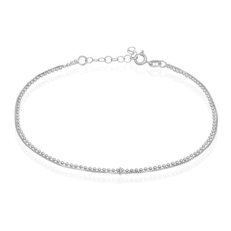 Chaîne De Cheville Marie-nicaise Argent Blanc - Chaines de cheville Femme | Marc Orian