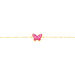 Bracelet Sulivia Papillon Or Jaune - Bracelets chaînes Enfant | Marc Orian