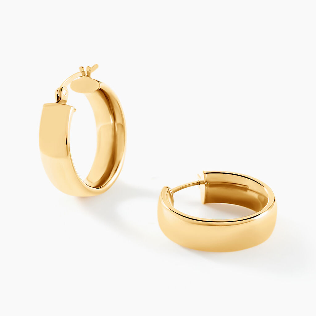 Cr&eacute;oles Latonya Or Jaune - Cr&eacute;oles Femme | Marc Orian