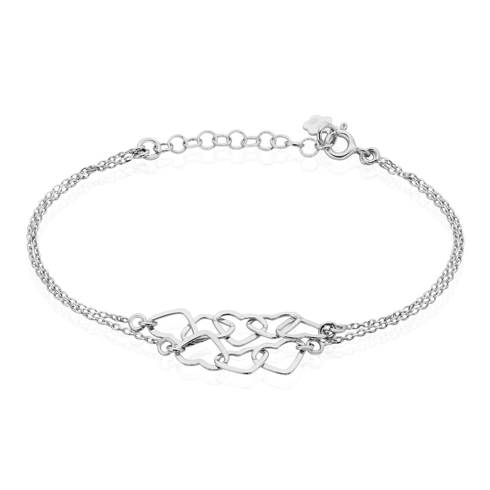 Bracelet Chiara Argent Blanc - Bracelets chaînes Femme | Marc Orian