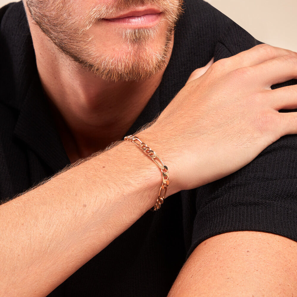 Bracelet Bixente Plaqué Or Doré - Bracelets mailles Homme | Marc Orian