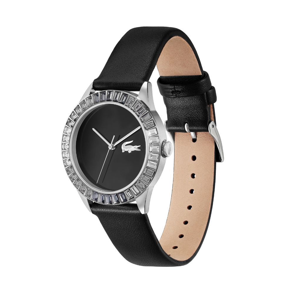 Montre Lacoste Ladycroc Noir - Montres étanches Femme | Marc Orian