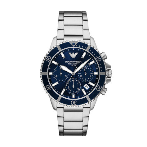 Montre Emporio Armani World Explorer Bleu - Montres &eacute;tanches Homme | Marc Orian