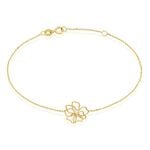 Bracelet Floraison Dor&eacute;e Or Jaune Oxyde De Zirconium - Bracelets cha&icirc;nes Femme | Marc Orian