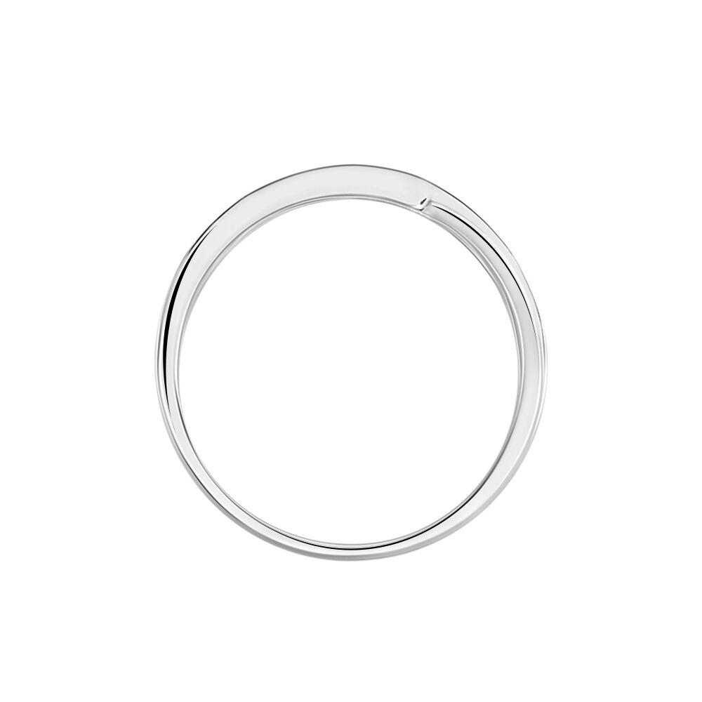 Bague Anelyse Or Blanc Oxyde De Zirconium - Bagues avec pierre Femme | Marc Orian