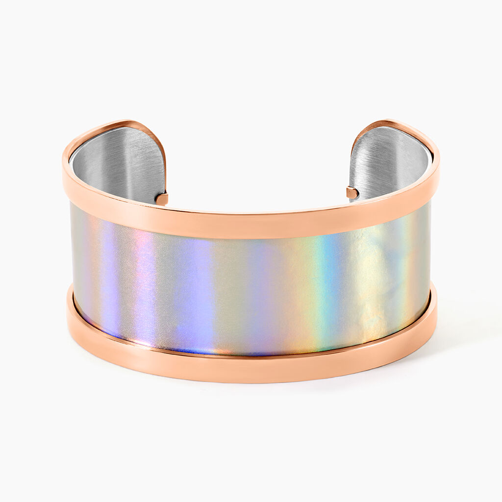 Bracelet Jonc Kayssi Acier Rose - Bracelets joncs Femme | Marc Orian