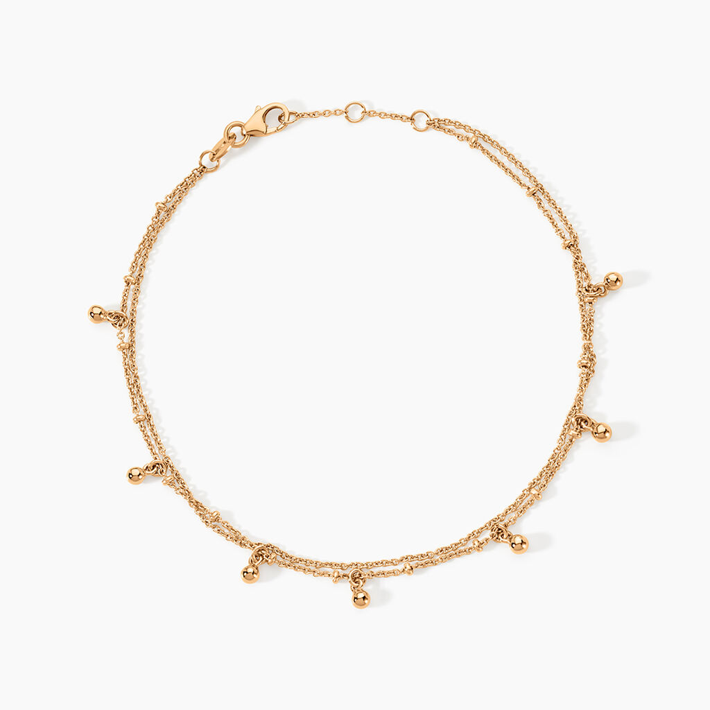 Cha&icirc;ne De Cheville Loya Plaqu&eacute; Or Jaune - Chaines de cheville Femme | Marc Orian