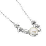 Collier Giambattista Argent Blanc Perle De Culture Oxyde De Zirconium - Colliers avec pierres Femme | Marc Orian