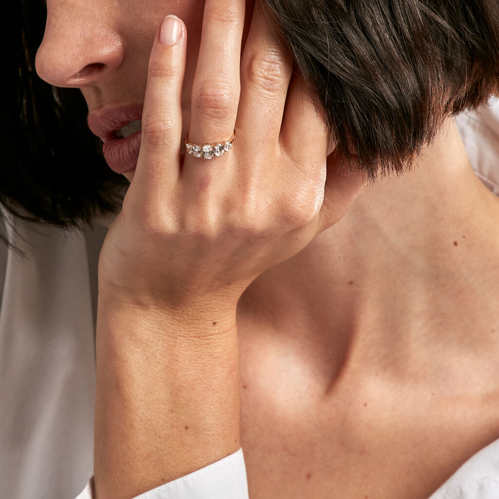 Bague Astarte Or Jaune Oxyde De Zirconium - Bagues Solitaire Femme | Marc Orian