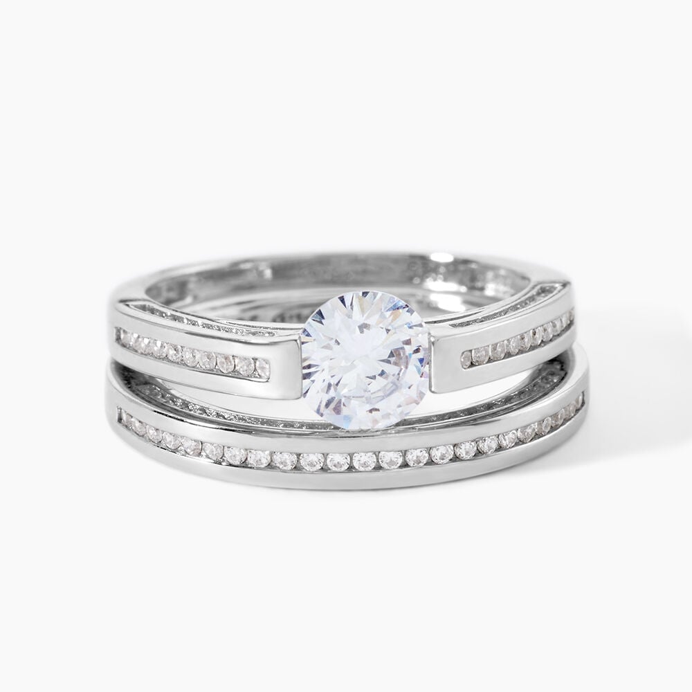 Bague Malou Argent Blanc Oxyde De Zirconium - Bijoux fantaisie Femme | Marc Orian