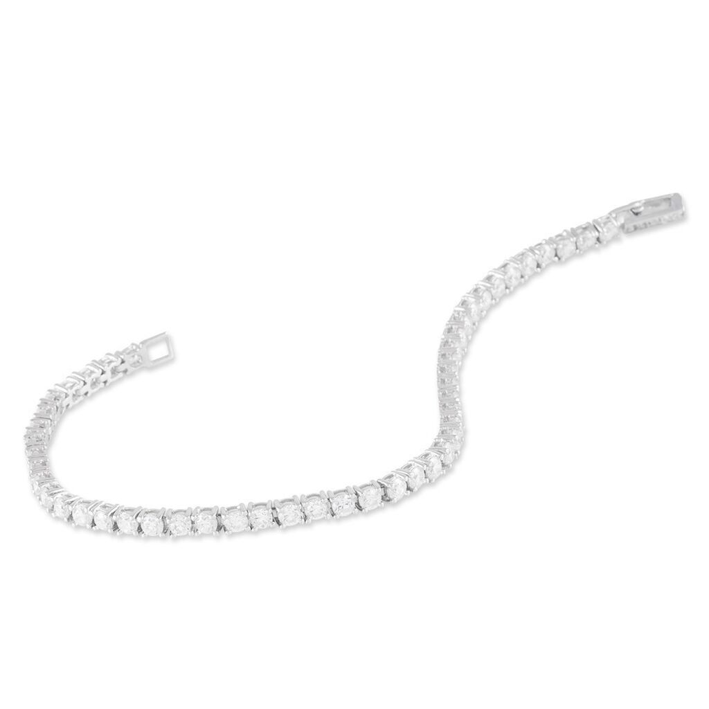 Bracelet Elios Argent Blanc Oxyde De Zirconium - Bracelets chaînes Femme | Marc Orian