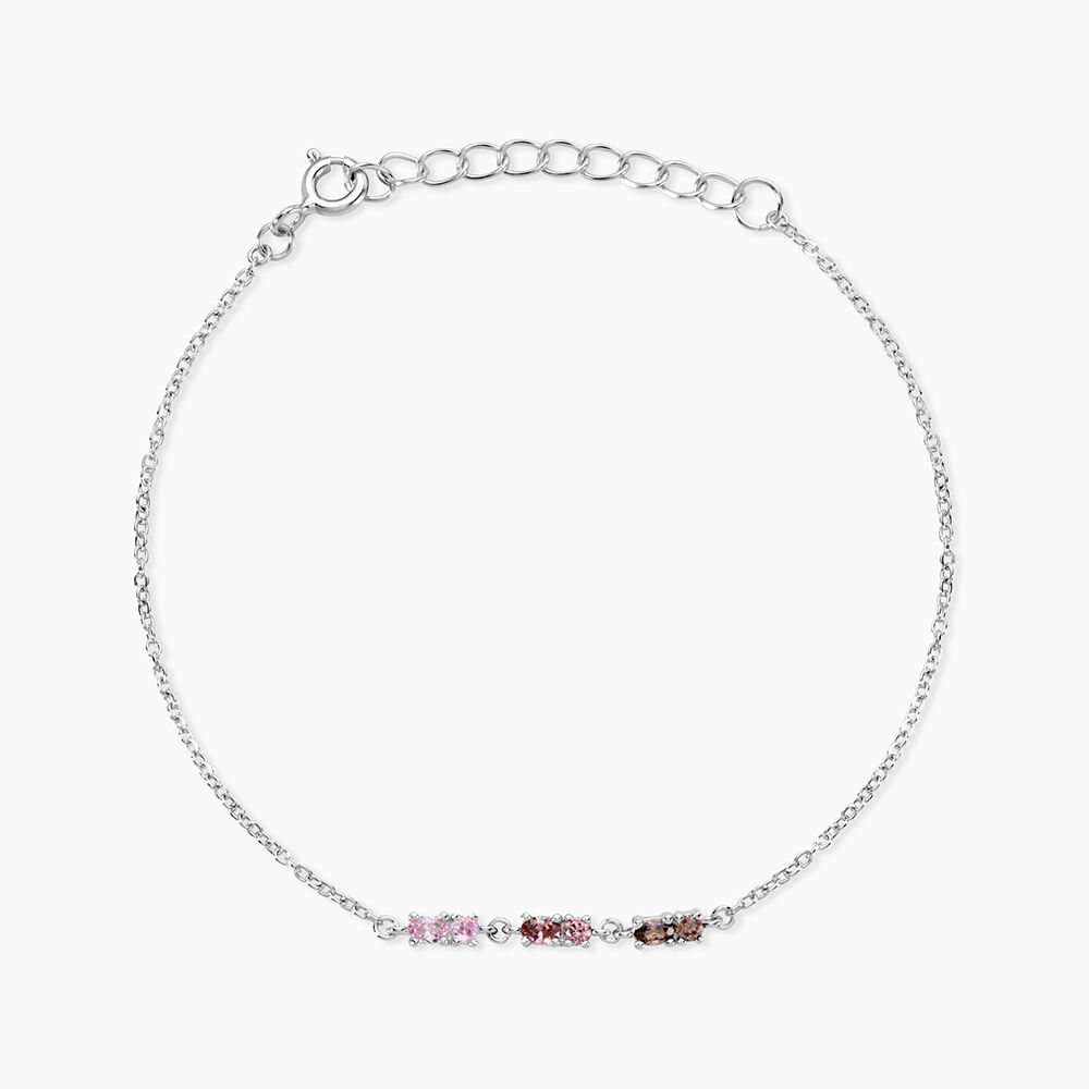 Bracelet Dion Argent Blanc Oxyde De Zirconium - Bracelets fantaisie Femme | Marc Orian