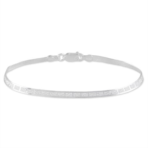 Bracelet Nuriaae Argent Blanc - Bracelets mailles Femme | Marc Orian